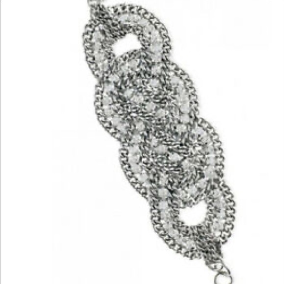 Petra braided crystal bracelet. Stella & Dot - Picture 3 of 10